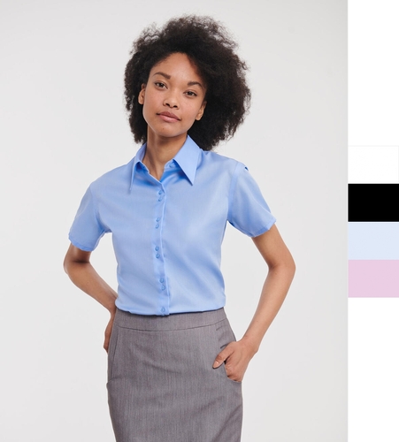 Russell Europe Damen Bluse absolut bgelfrei XS-4XL tailliert R-957F-0 NEU