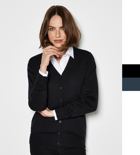 Kustom Kit Damen Arundel V-Neck V-Ausschnitt Feinstrick Cardigan KK354 NEU