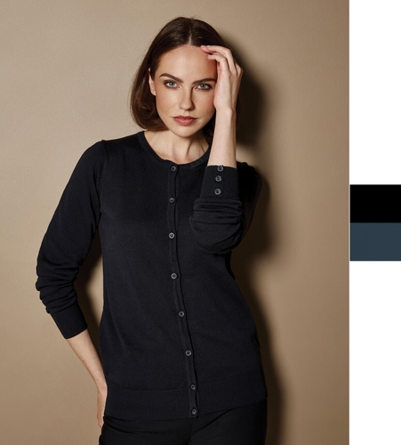 Kustom Kit Damen Strickjacke Arundel Round Neck Cardigan XXS bis 3XL KK355 NEU