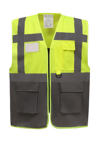 Yoko Sicherheitsweste Reflektor EN ISO20471 Klasse 2 Hi-Vis Executive HVW801 