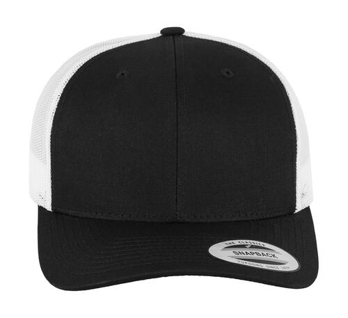 Yupoong Klassische Retro Trucker Cap 2-Tone 8-fach gesteppter Schirm 6606T NEU 