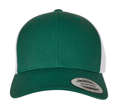 Yupoong Klassische Retro Trucker Cap 2-Tone 8-fach gesteppter Schirm 6606T NEU 