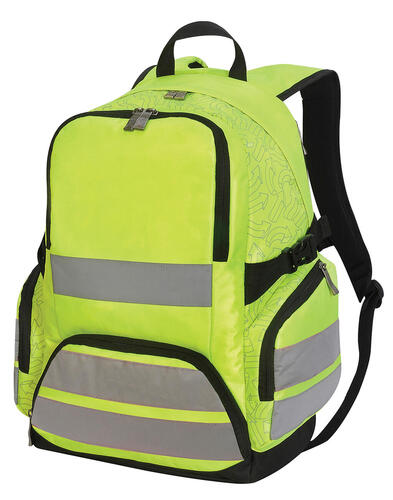 Shugon Sicherheit Schule Fahrrad Rucksack Reflektor 30L London Hi-Vis 7702 NEU 