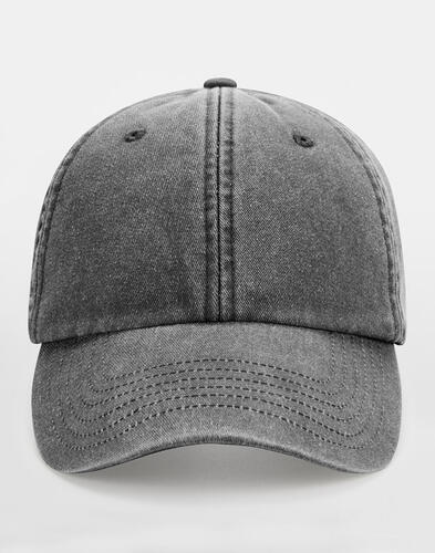 Beechfield Vintage Design Cap Low Profile 6teilig flache Form Baumwolle B655 NEU 