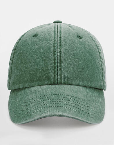 Beechfield Vintage Design Cap Low Profile 6teilig flache Form Baumwolle B655 NEU 