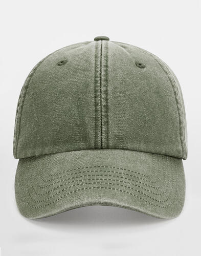 Beechfield Vintage Design Cap Low Profile 6teilig flache Form Baumwolle B655 NEU 