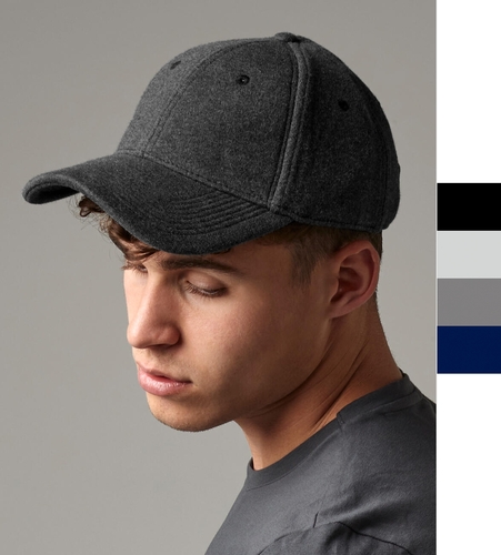 Beechfield Baseball Cap Athleisure Baumwolle 8-fach gesteppter Schirm B677 NEU