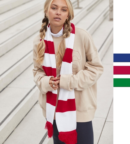 Beechfield Winter Schal Soft-Touch Stadium Scarf doppellagig 182x18cm B479 NEU