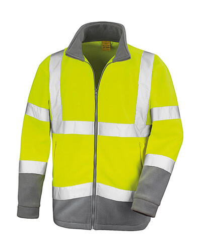Result Herren Sicherheit Fleecejacke Workguard ISO Safety Microfleece R329X NEU 