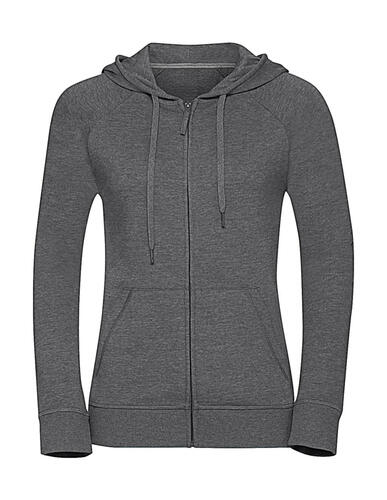 Russell Europe Damen HD Zipped Hood Sweatshirt XS bis 2XL bedruckar R-284F-0 NEU 