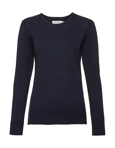 Russell Europe Damen Crew Neck Knitted Stickpullover pflegeleicht R-717F-0 NEU 