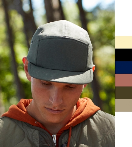 Beechfield Canvas 5 Panel Cap umettikettierbar verstellbarer Verschluss B654