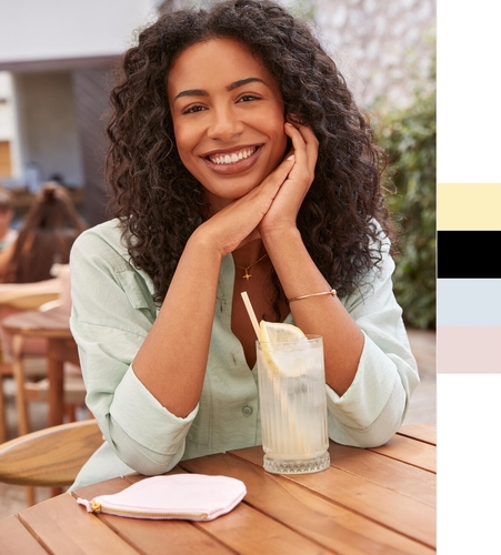 Westford Mill EarthAware kleines Kosmetikt�schchen Organic Spring Purse W825 NEU