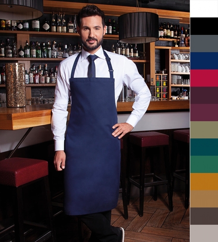 Karlowsky Bib Apron Basic Sch�rze Bistro Gastronomie 60 Grad waschbar BLS 4 NEU