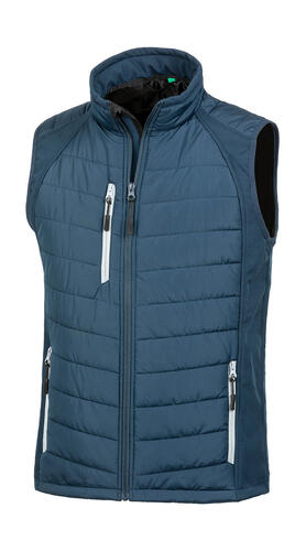 Result Black Unisex SteppwesteCompass Padded Softshell Gilet Bodywarmer R238X 