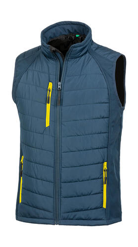 Result Black Unisex SteppwesteCompass Padded Softshell Gilet Bodywarmer R238X 