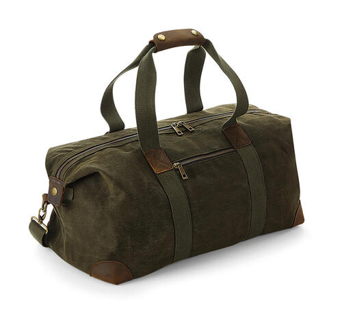 Quadra Fashion Reise- Sporttasche Heritage Waxed Canvas Holdall edel QD650 NEU 