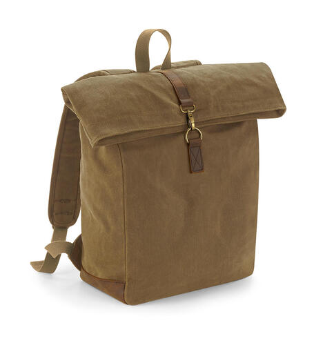 Quadra Heritage Waxed Canvas Backpack QD655 