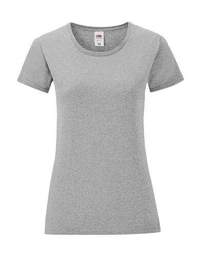 Fruit of the Loom Damen Iconic T-Shirt Baumwolle XS bis 2XL 61-432-0 NEU 