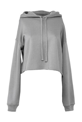 Bella Damen Sommer Cropped Fleece Hoodie kurz geschnitten Fashion 7502 NEU 