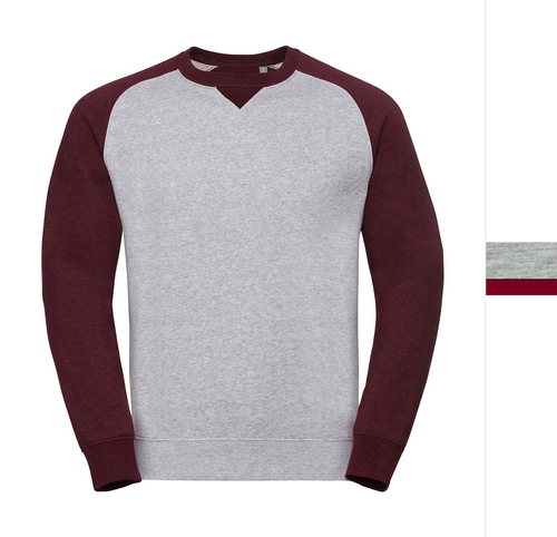 Russell Europe Herren gerades Authentic Baseball Sweatshirt R-264M-0 NEU