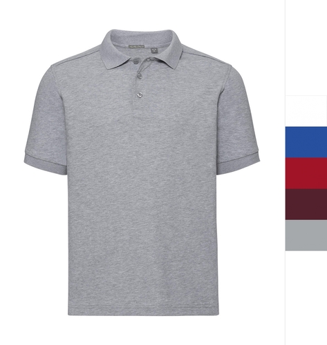 Russell Europe Herren Tailored Stretch Poloshirt Basic Fashion R-567M-0 NEU