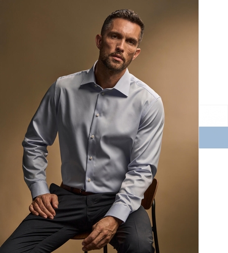 Tee Jays Herren Luxury Shirt Comfort Fit Hemd Manschetten Kragen Twill 4020 NEU