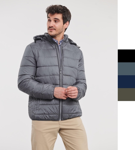 Russell Europe Herren Hooded Nano Jacke leicht Herbst Winter DuPont R-440M-0 NEU