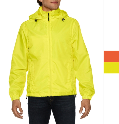 Gildan Hammer Unisex Top Windjacke Windwear Jacket Kapuze WR800 bedruckbar NEU
