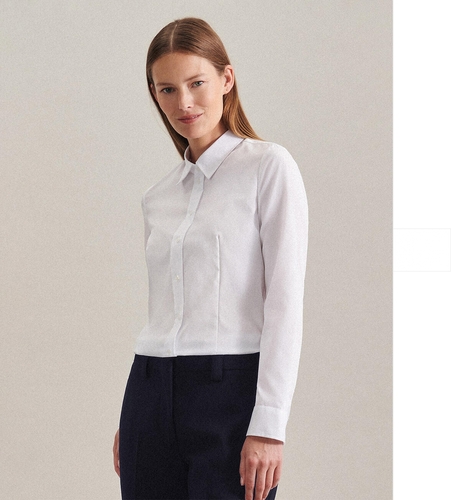 Seidensticker Damen Bluse modern Fit Baumwolle b�gelfrei Kent 40-C 080604 NEU