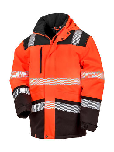 Result Safe-Guard Waterproof Softshell Safety Coat Reflektionsstreifen R475X 