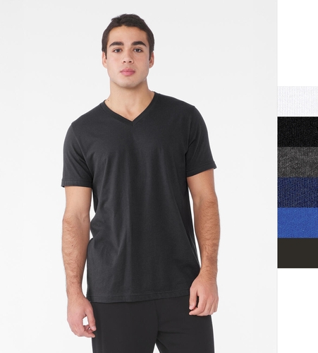 4er Pack Unisex Jersey V-Neck T-Shirt