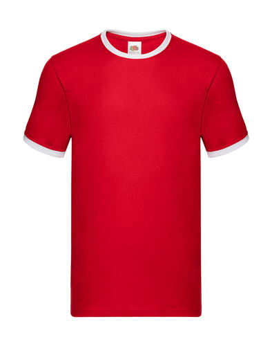 Fruit of the Loom Herren T-Shirt Baumwolle Ringer T 61-168-0 NEU 