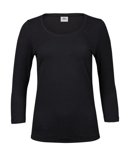 2er Pack Ladies 3/4 Sleeve Stretch Tee 