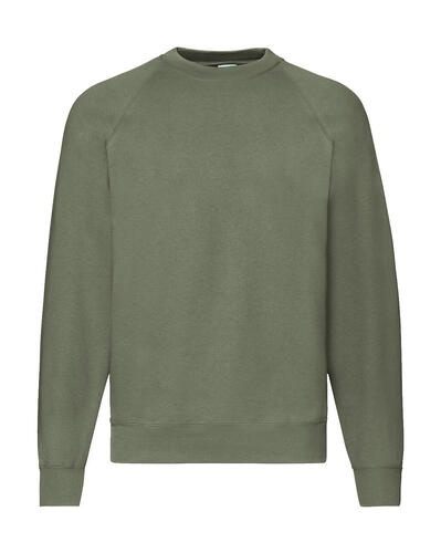 Fruit of the Loom Herren Basic Pullover Raglan Sweatshirt 62-216-0 NEU 