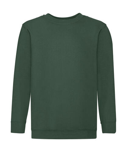 Fruit of the Loom Kinder langarm Sweatshirt 104-164 Set-In 62-041-0 NEU 