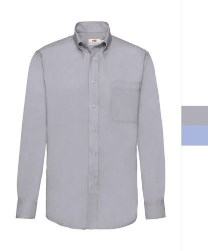 Fruit of the Loom Herren langarm Hemd pflegeleicht Oxford LA 65-114-0 NEU