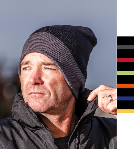 Result Genuine Recycled Recycled Black Compass Beanie RC930X