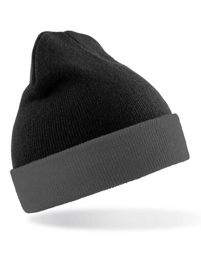 Result Genuine Recycled Recycled Black Compass Beanie RC930X 