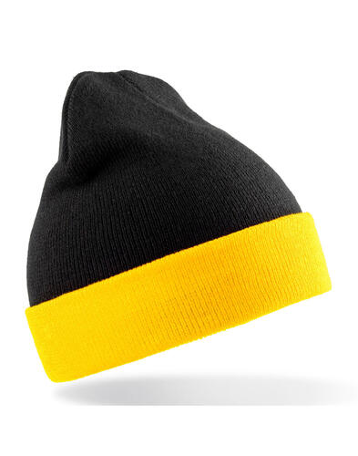 Result Genuine Recycled Recycled Black Compass Beanie RC930X 