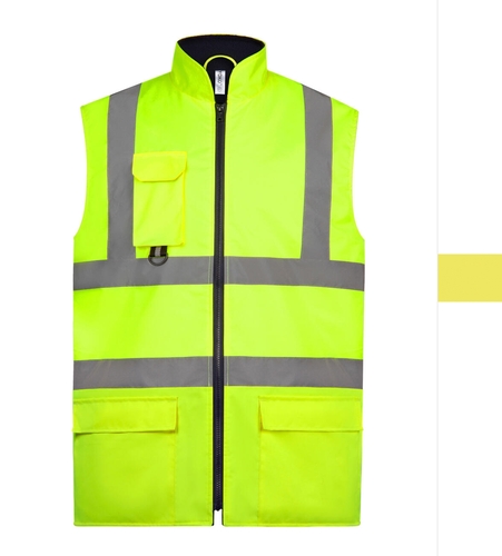 Yoko Fluo Bodywarmer HV005 Herren Bodywarmer Sicherheit Arbeitskleidung NEU