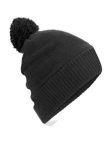 Beechfield Thermal Snowstar Beanie einfarbige Quaste Winter Herbst B439 NEU 