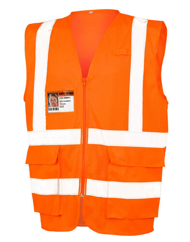 Result Safe-Guard Executive Cool Mesh Safety Vest R479X Herren Weste Sicherheit Arbeitskleidung 