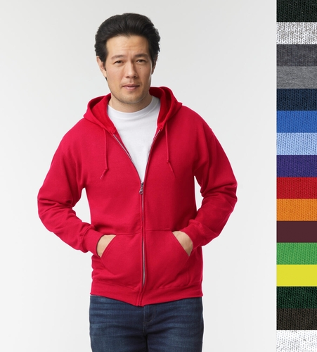 Gildan Herren Kapuzenpullover Hoodie Heavyweight Hooded Zip Sweat NEU