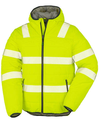 Result Genuine Recycled Ripstop Padded Safety Sicherheitsjacke Reflektor R500X 
