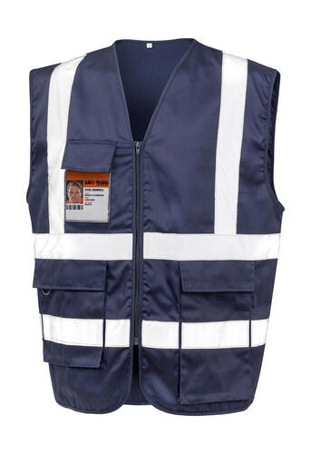 Result Safe-Guard: Herren Sicherheitsweste Heavy Duty Polycotton SecurityR447X 