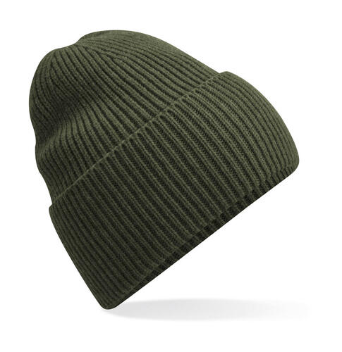 Beechfield: Oversized Cuffed Beanie Rippstrick in 5 Farben Recycled Umwelt B384R 