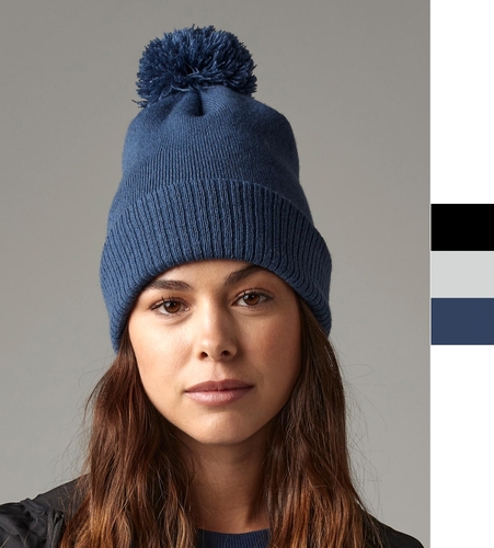 Beechfield: Water Repellent Thermal Snowstar Beanie Winter Innenfutter B502 NEU