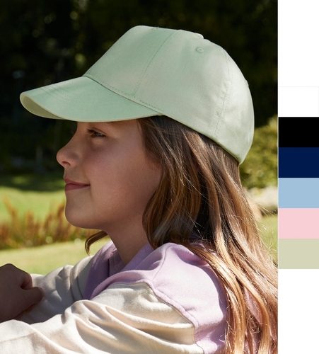 Beechfield Junior Organic Cotton 5 Panel Cap B63NB Kappe NEU