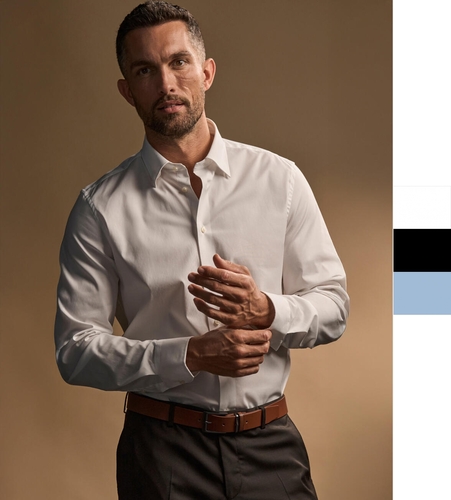 Tee Jays: Herren Stretch Luxury Shirt Hemd S bis 3XL modern Fashion Premium 4024